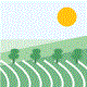 Animated crop growth